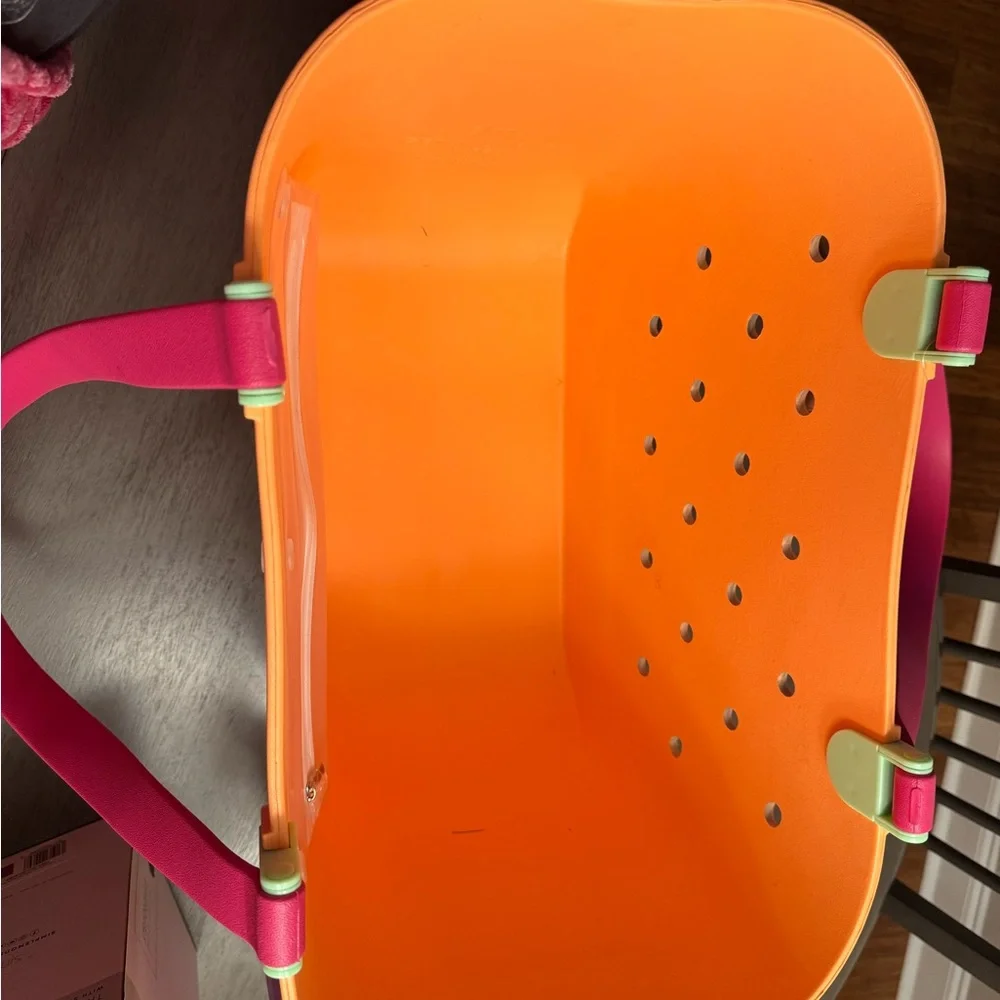 Orange and Pink Tote Bag - Picture 4 of 5